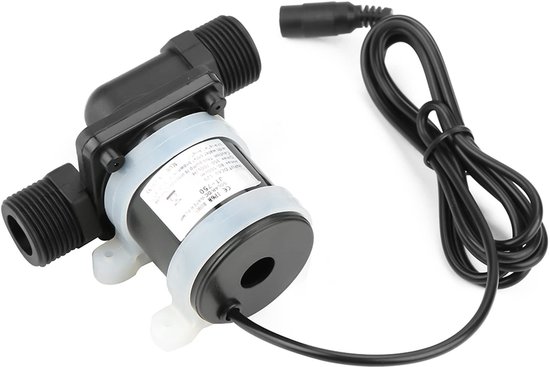 Allecto - Mini Circulatiepomp - 12V Waterpomp - Geluidsarm en Energiezuinig - Zwart - Ideaal voor Warm Water Circulatie - Compact en Krachtig van Merkloos