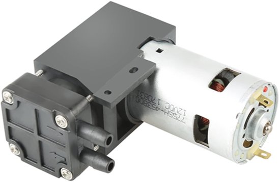 Allecto - Mini Vacuümpomp - Oliepomp - 85 KPa - Efficiënt en Stil - Desinfectie - Geschikt voor DC12V - Zwart Model van Merkloos