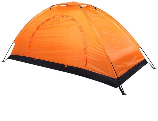 Allecto - Outdoor Tent - Waterdichte Eenpersoons Dome Tent - 4-seizoenen - Backpacking - Ideaal voor kamperen - Lichtgewicht en compact - Kleur: groen van Merkloos