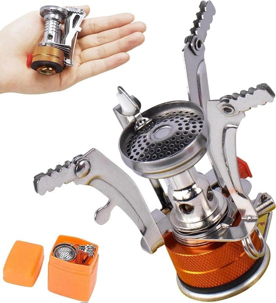 Allecto Plus - Gasfornuis voor outdoor activiteiten - ultralicht en compact - ideaal voor wandelen, trekking, picknick en kamperen with extra O-ring