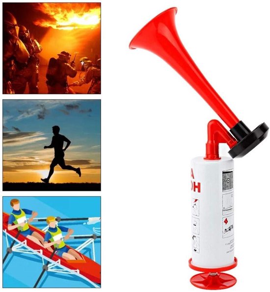 Allecto Plus - Hand luchtpomp boot toeter brandalarm voor sportveiligheid van Merkloos