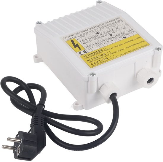 Allecto - Pump Control Box met Thermische Beveiliging - 220V 1500W EU Plug