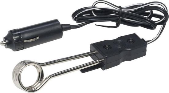 Allesvoordeliger Reisdompelaar 12Volt 200 Watt - waterkoker (niet voor normale stopcontacten) van Merkloos