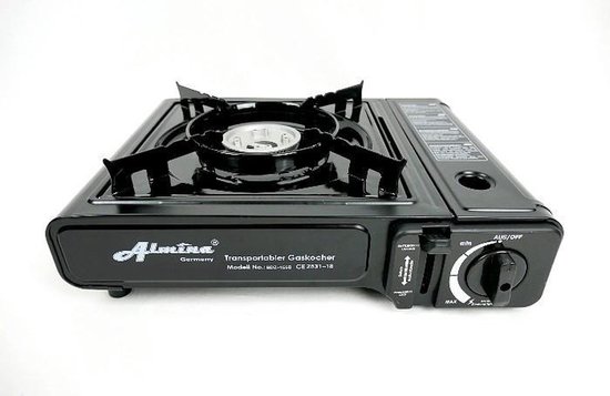 Almina Draagbaar Portable GAS Stove Campingkooktoestel |Portable GAS StoveZ| Camping kooktoestel|Outdoor + Camping | Draagbaar gasfornuis| Gasbranders| kookstel| van Almina