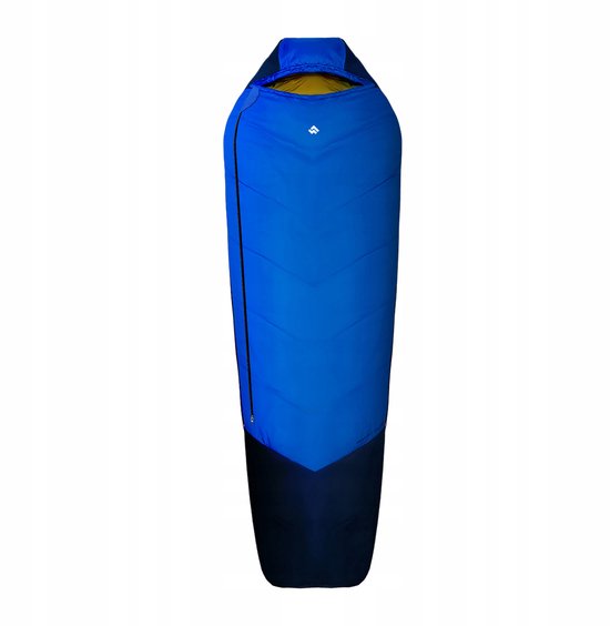 Alpinus Primalight Pro 1000 Slaapzak - Blauw, Rechts van Merkloos