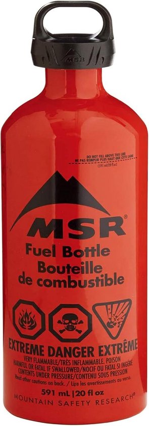 Aluminium Brandstoffles 590ml voor Benzine, Diesel en Petroleum