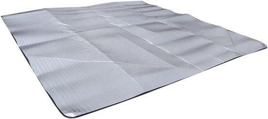 Aluminium Foil EVA Pad voor Buitenactiviteiten - Camping Slaapmat met Opbergtas (2.5mm 200x120) - Ideaal voor Kamperen en Picknicken van Merkloos