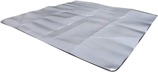 Aluminium Folie EVA Pad voor Buitenactiviteiten - Camping Slaapmat met Draagtas (2.5mm 200x120) - Ideaal voor Kamperen en Picknicken