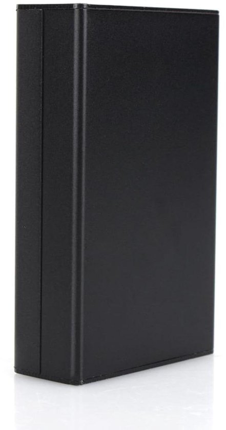Aluminium koelbox - zwarte behuizing - 80 x 50 x 20 mm - PCB - gereedschapskist voor elektronica - draagbare koeloplossing
