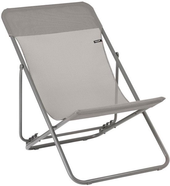 Aluminium ligstoel - Relaxstoel voor buiten - Zonnebaden in de tuin - Opvouwbaar - 3 kg - 310 pond - Terra