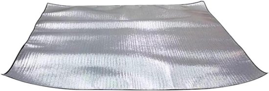 Aluminiumschuim Mat - Isolerende Folie - Kamperen en Slapen - Dubbelzijdig Waterdicht - 200 x 200 cm - Zilver