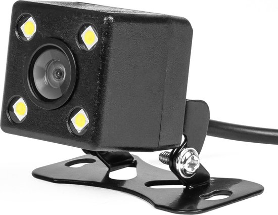 AMiO Universele Achteruitrij Camera 4 LED Nachtzicht voor Auto / Bus / Camper Zwart van AMiO