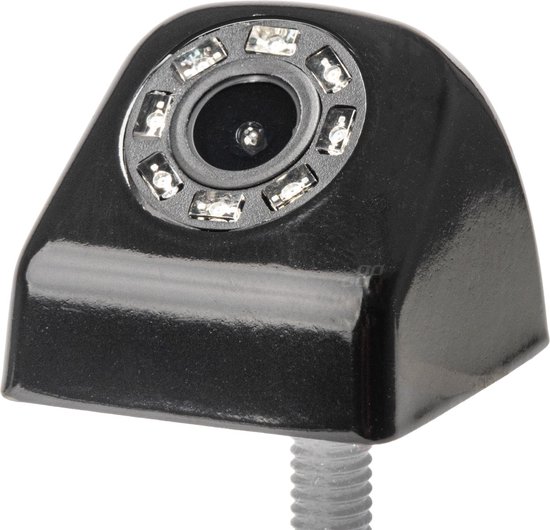 AMiO Universele Inbouw Achteruitrij Camera 8 IR LED Nachtzicht voor Auto / Bus / Camper Zwart van AMiO