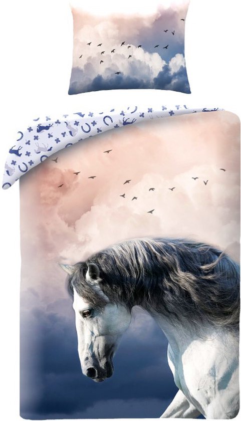 Animal Pictures Dekbedovertrek Paard - 140 x 200 cm - Katoen van Animal Pictures
