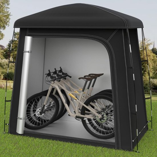 ApexArte® Fietsenstalling voor in de Tuin - Fietsberging - Fietsenhok van Merkloos