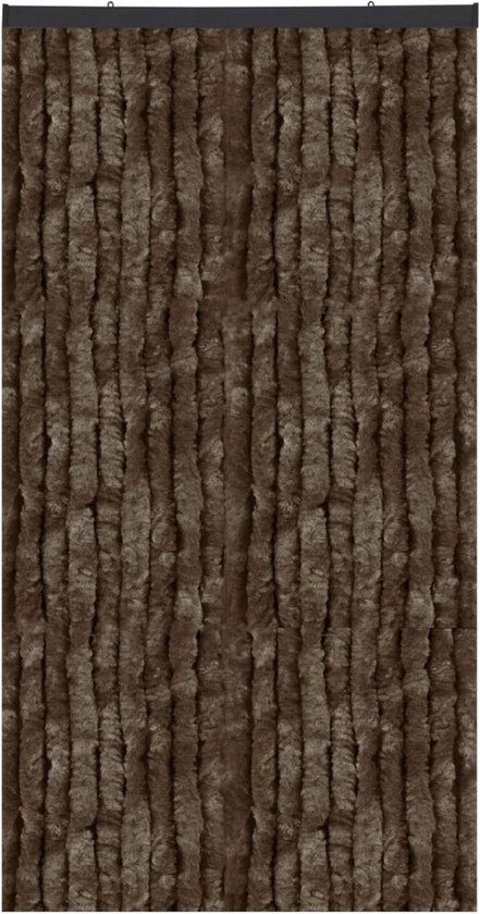 ApexArte® Vliegengordijn Kattenstaart - Deurgordijn - Hordeur - Bruin