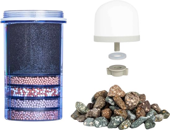 Aqualine 12 complete set filters en stenen - pH-neutraal van Aqualine