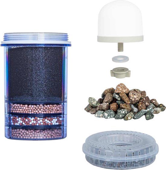 Aqualine 5 complete set filters en stenen - alkalisch (PH-ring) van Aqualine