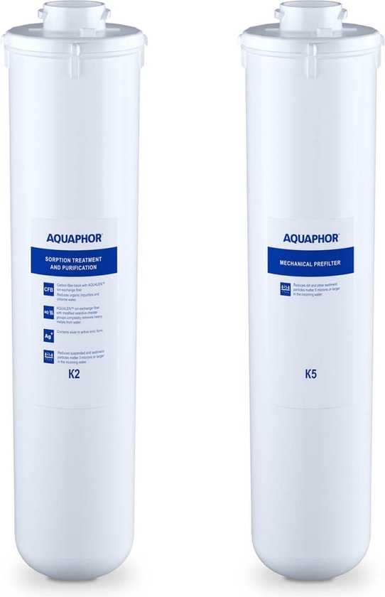 Aquaphor omgekeerde osmose waterfilter - vervangende filterset K2 + K5 van Aquaphor