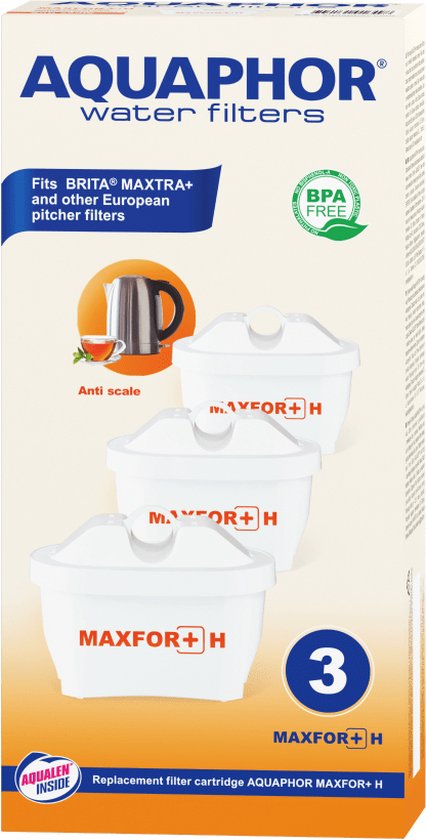 Aquaphor wisselpatroon Maxfor+ H Anti Scale Triopak (3st.) van Aquaphor