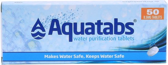 Aquatabs waterzuiveringstabletten - 50 stuks van Aquatabs