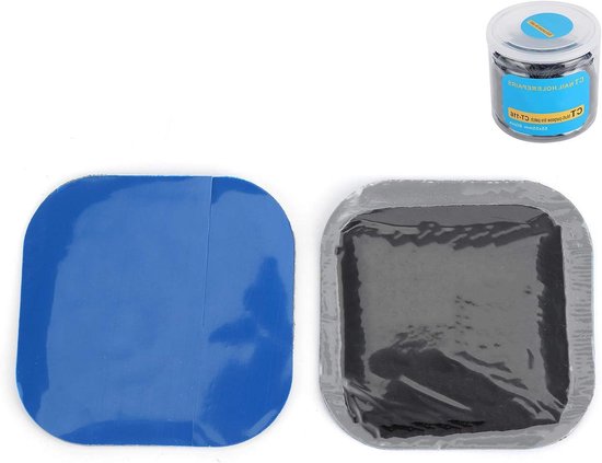 aqxreight 60st Universele Autoband Reparatie Patch Rubber Tool Kit 55mm/2.2in voor Auto Motor, Hoge Temperatuur & Rubber, Ideaal voor Bandenreparaties