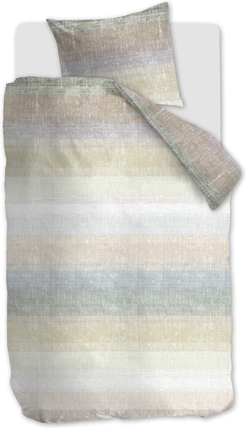 Ariadne at Home Colour Harmony dekbedovertrek - Eenpersoons - 140x200/220 - Blauw Groen van Merkloos