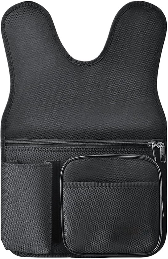 Armleuning Organizer - Opbergtas Stoel - Buitengebruik - Grote Capaciteit - 45 x 295 cm - Zwart