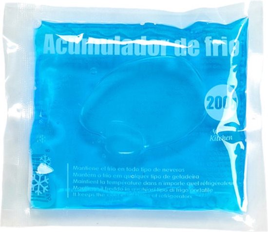 Arte Koelelement - flexibel - 15 x 13 x 2 cm - herbruikbaar - icepack - koelelemeneten van Merkloos