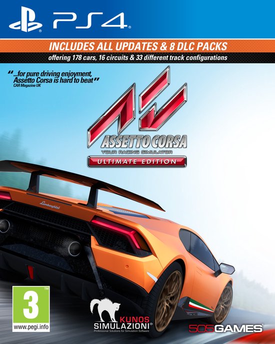 Assetto Corsa - Ultimate Edition - PS4 van Kunos Simulazioni