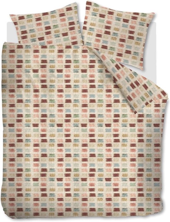 At Home by BeddingHouse Area dekbedovertrek - Lits-Jumeaux - 240x200/220 - Multi van Merkloos