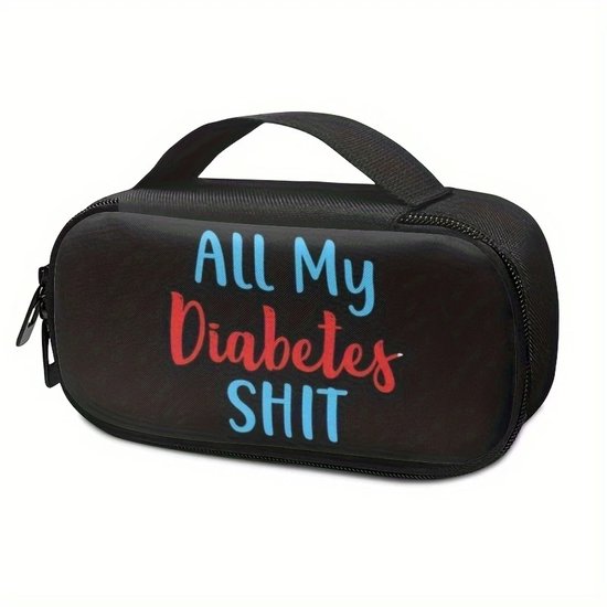 @ Lu's Today. - insuine koeltas - " all my diabetes shit' - inclusief coolpack van @ Lu's Today
