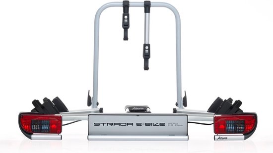Atera fietsdrager Strada E-Bike XL - Voor 2 (elektrische) fietsen - Maximaal draagvermogen 60 KG - Kantelbaar - Fietsen & drager zijn afsluitbaar - Extra grote afstand tussen de rails - Extra brede wielgoten