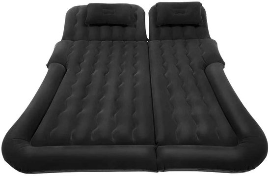 Atlasyx autobed - Camping matras - Auto matras - Auto luchtbed - Luchtmatras auto - Met Elektrische luchtpomp - 174×126 cm - Zwart