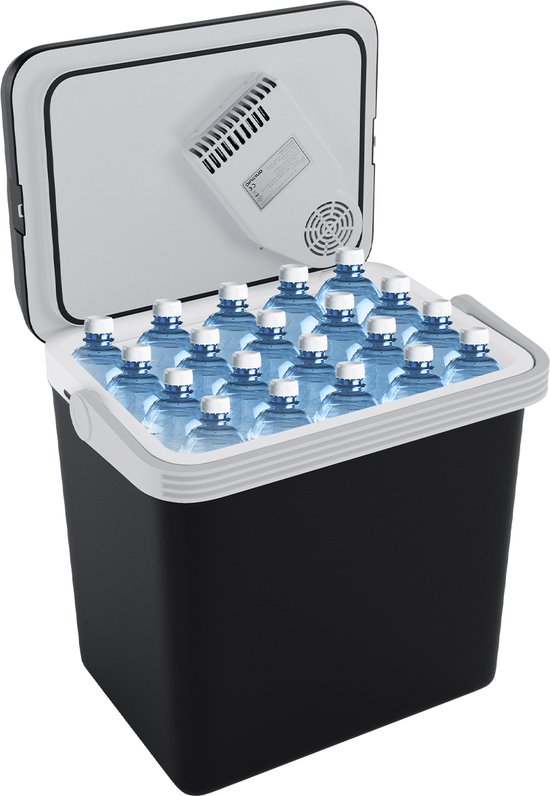 Auronic Koelbox Elektrisch 12V en 230 volt - Coolbox - 25L - Frigobox - Zwart van Auronic