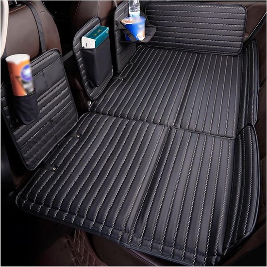 Auto Bed Matras - Draagbare Mat - Kamperen Auto - Niet-opblaasbaar - 140 x 85 cm - Zwart