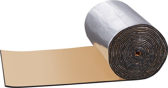 Auto Geluidsisolatie Mat, 200 mil, 3,3 m², Hoogdichte Schuim voor Geluidsisolatie, Dubbel Laags, Waterdichte Geluidsbarrière, Ideaal voor Gebruik in de Auto van Merkloos