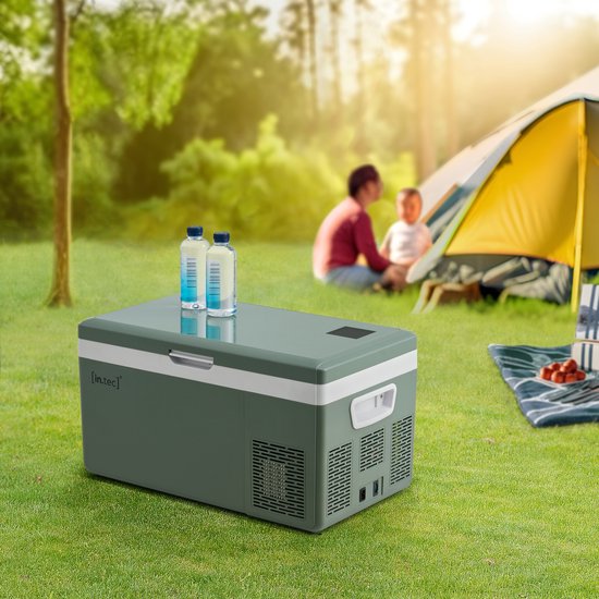 Auto koelbox Arnesano elektrisch legergroen 60x34,5x33 cm 25 L in.tec van in.tec
