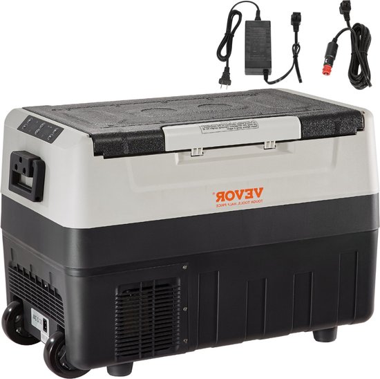 Auto Koelbox - Koelbox Elektrisch 12V 230 Volt - Elektrische Koelbox - Koelbox Auto - Koelbox 12V - 24V - 45L - 69.3x34.5x45.6 - Merk: Vevor®