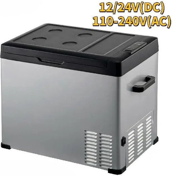 Auto Koelkast - 40L - Mini Koelkast Vriezer - Draagbare Compressor Koeler - 12/24V DC - 110-240V ijskast van Norauto