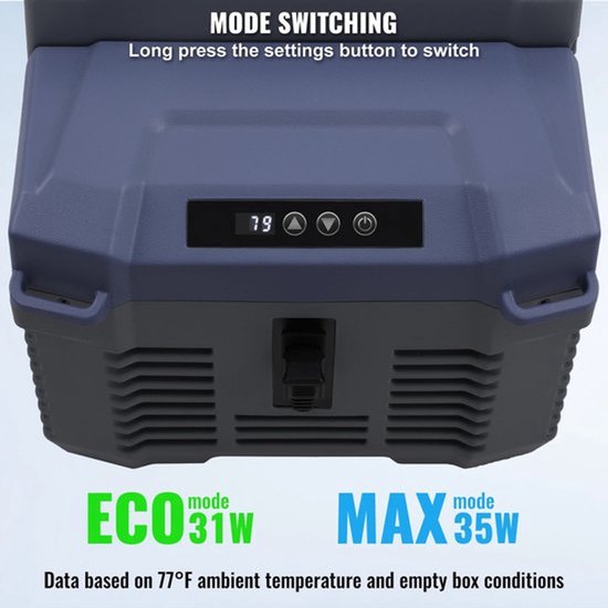 Auto Koelkast - Elektrische Koelbox - Koelbox - Mini Koelkast - 8L Capaciteit - 12/24V DC Compressor - Enkel & Dual-Zone - Bluetooth Temperatuurregeling - Draagbare - Geschikt voor Outdoor Camping & RV
