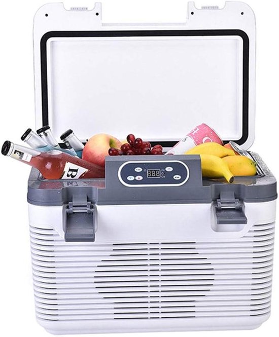 Auto Koelkast - Elektrische Koelbox - Onderweg Koelen - Dual Core Systeem - 19 Liter - Zwart