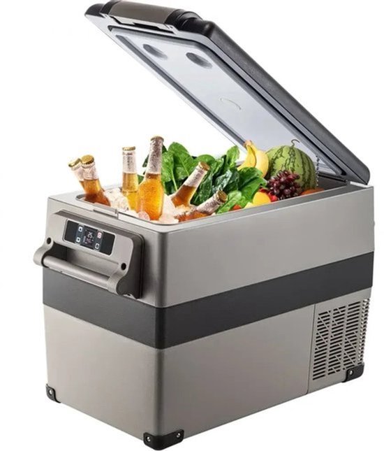 Auto Koelkast - Koelbox - Mini Koelkast - Draagbare - 15L - 12V/24V/220V - met Compressor - Mini Fridge - Perfect voor Camping, Reizen en Outdoor