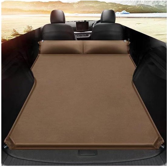 Auto Luchtbed - Kampeer Matras - Reizen Kamperen - Automatisch Opblazen - 1.5 kg - Bruin