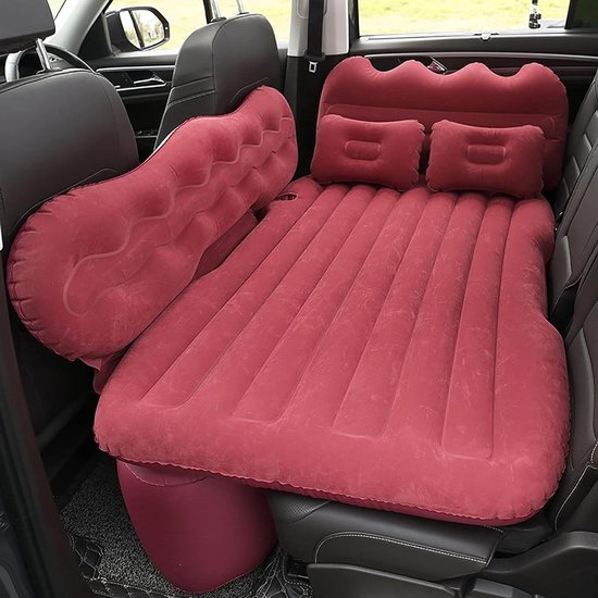 Auto Luchtbed - Opblaasbaar Matras - Kamperen Onderweg - Perfecte Pasvorm SUV - 1 x 1 x 1 cm - Grijs
