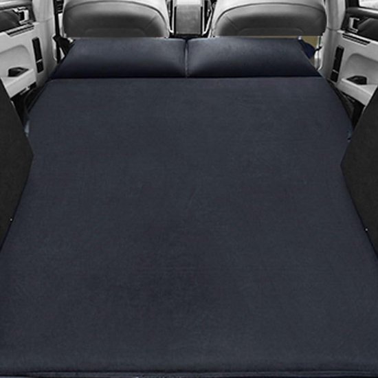 Auto Luchtbed - Reiskussen Matras - Comfortabel Slapen - Opblaasbaar Ontwerp - 1 kg - Grijs