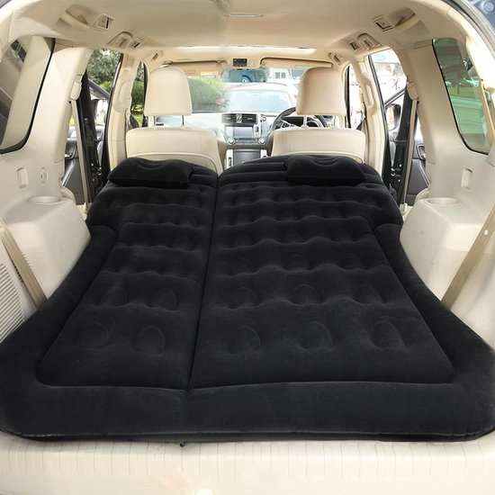 Auto Luchtmatras - Opblaasbaar Bed - Outdoor Reizen - Geïntegreerde Pomp - 10x10x10 mm - Zwart