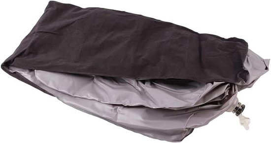 Auto Luchtmatras - Opblaasbaar Rugkussen - Comfortabel Reizen - Universeel Ontwerp - 123x24x33CM - Grijs