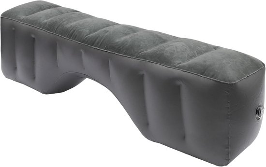 Auto matras achterbank - opblaas matras voor comfortabele dutjes - grijs
