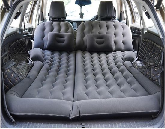 Auto Matras - Luchtbed Slaapmat - Comfortabel Reizen - Zelfopblaasbaar Ontwerp - 15 cm Dik - Zwart